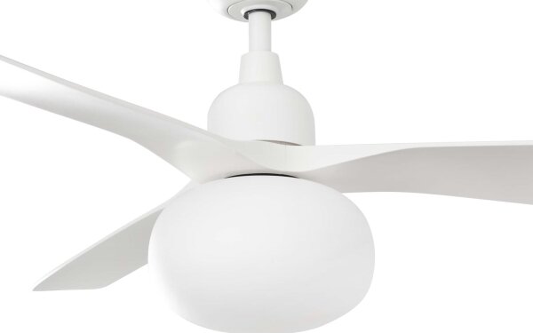 FARO 34363WT-11L - таванен вентилатор OUTWOOD L, 1x E27/15W/230V, бял, Ø150 см, WT, IP44 + ДУ