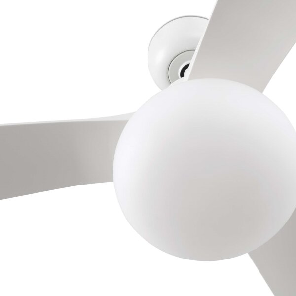 FARO 34363WT-11L - таванен вентилатор OUTWOOD L, 1x E27/15W/230V, бял, Ø150 см, WT, IP44 + ДУ