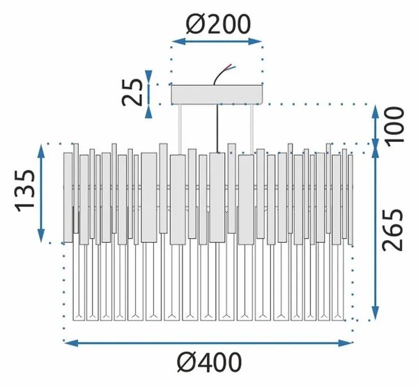 Лампа APP1480-1C Chrom