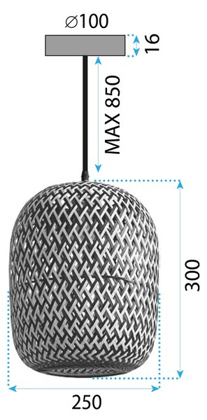 Лампа BOHO BAMBOO APP1542-1CP