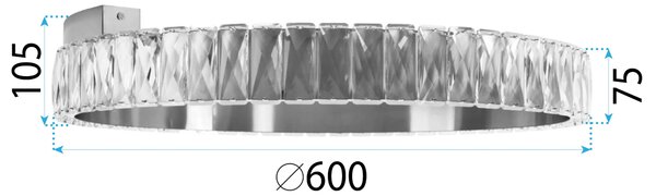 Лампа LED APP1506-C BRUSH GOLD