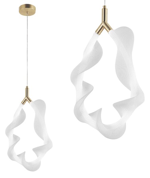 Лампа LED G013-1CP WHITE/GOLD