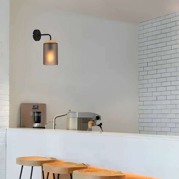 Аплик APP1814-1W Frosted Grey
