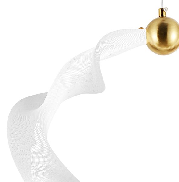 Лампа LED G014-1CP WHITE/GOLD
