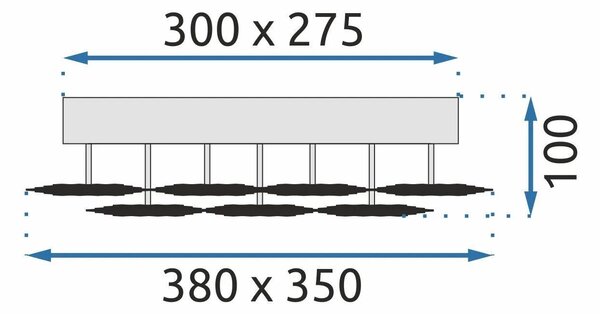 Плафон LED MS015-C Chrome