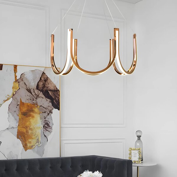 Висяща LED лампа APP1749-CP Gold