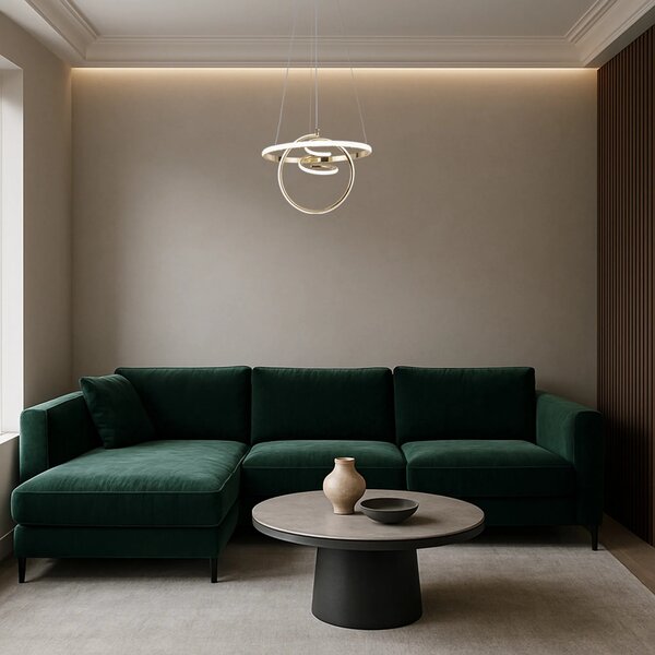 Висяща LED лампа G066-CP Gold