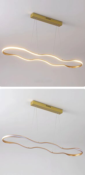 LED висяща лампа за таван LHJ027-CP 100 см златиста