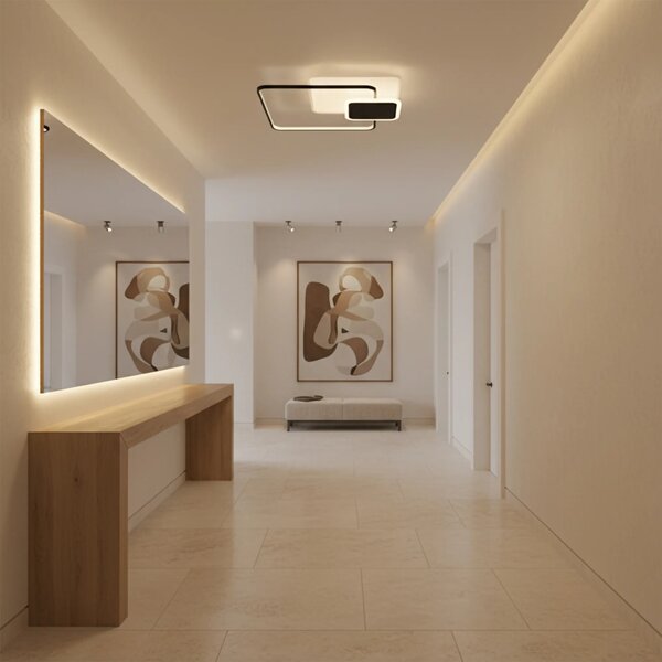 Плафон APP1712-C BLACK LED