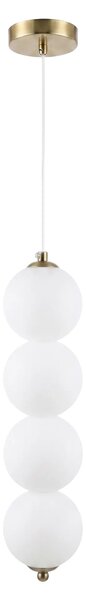 LED висящ полилей LHJ118-4CP четкано злато