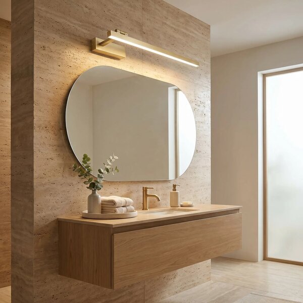 LED аплик за баня SWE032-1W 60cm BRUSH GOLD