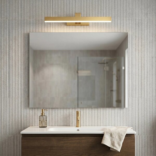 LED аплик за баня SWE007-1W 43cm BRUSH GOLD