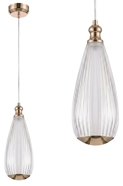 Висяща таванна лампа LHJ120-CP light rose gold