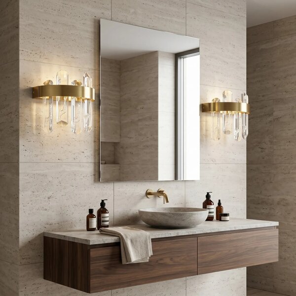 LED стенен аплик SWE075-W Brushed Gold
