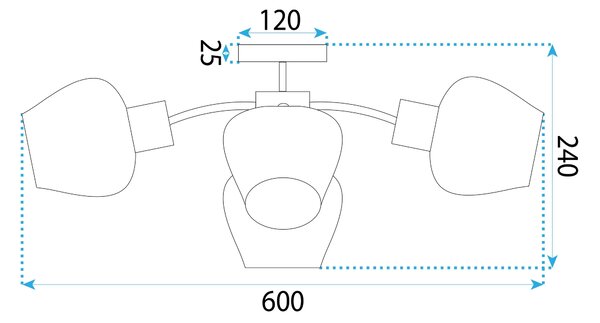 Пендел BOHO APP1590-6CP