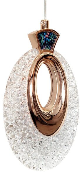 Висяща Кристална Лампа LHJ109-1CP LIGHT ROSE GOLD