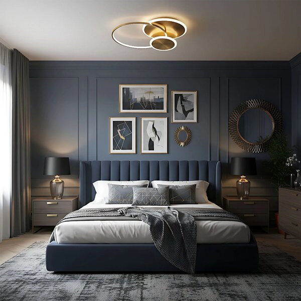 Плафон APP1711-C Brush Gold LED
