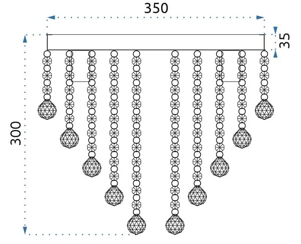 КРИСТАЛЕН ПОЛИЛЕЙ APP514-5C Crystal