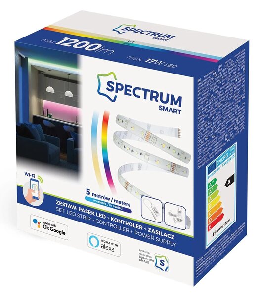 LED лента SMART 17W RGB WIFI 5M
