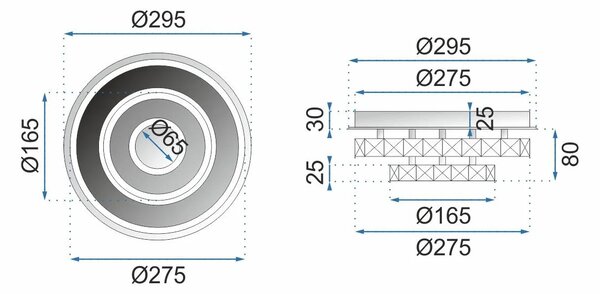 Плафон LED 20W APP412-C