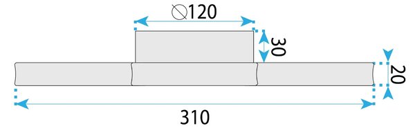 Плафон LHJ075-C BLACK/WHITE LED