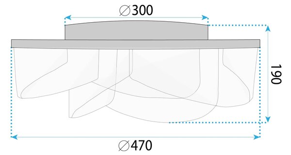 Плафон G139-C GOLD LED