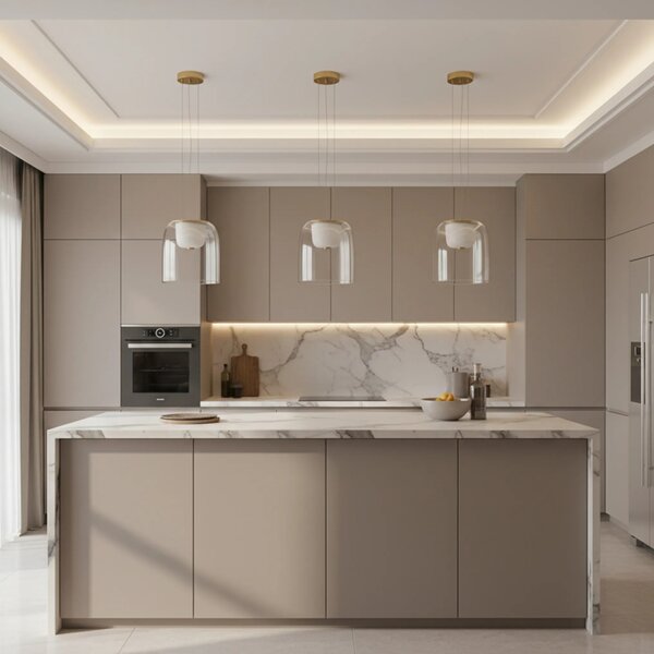 Висяща LED лампа APP1689-1PC A Gold