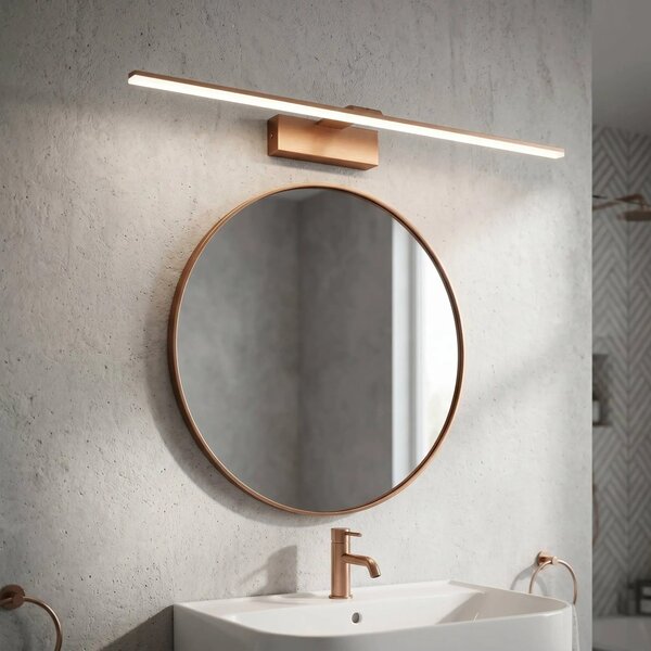LED аплик за баня SWE015-1W 73cm BRUSH COPPER