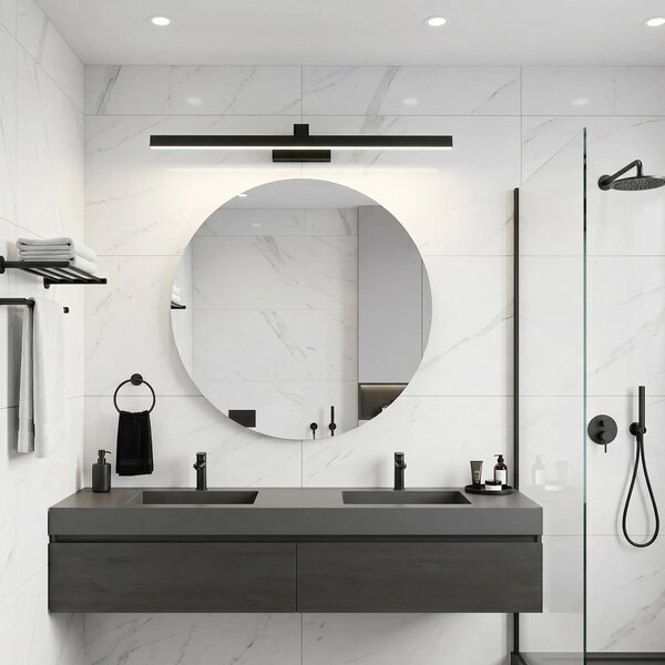 LED аплик за баня SWE012-1W 73cm BLACK