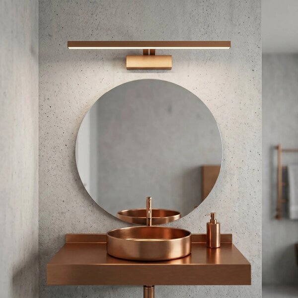 LED аплик за баня SWE014-1W 58cm BRUSH COPPER