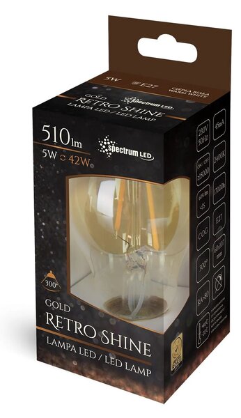 Крушка LED E-27 230V 5W Edison 14459