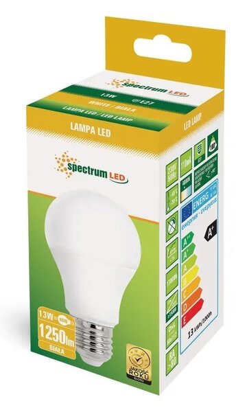Крушка LED GLS E-27 230V 13W NW WOJ+14102
