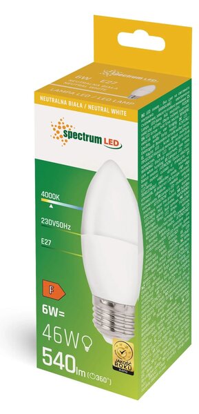 Крушка LED E-27 230V 6W WOJ+14352