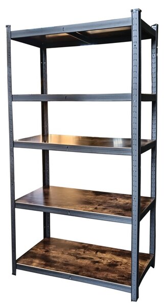 Метален стелаж с 5 MDF рафта - различни размери