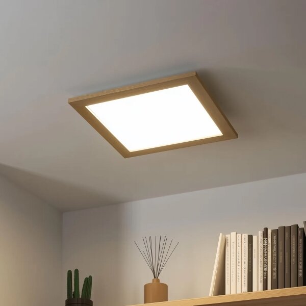 Eglo 75643 - LED таванно осветително тяло CALEMAR LED/19W/230V 4000K 43,7 см дъб