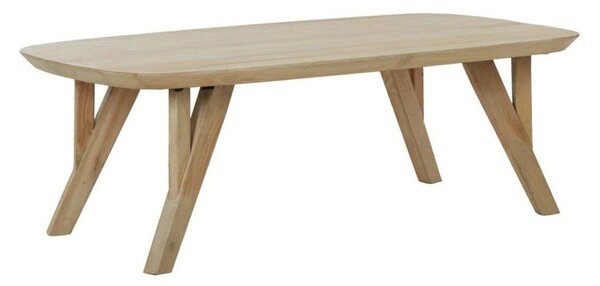 Масичка за кафе от масивно манго в естествен цвят 65x120 cm Quenza – Light & Living