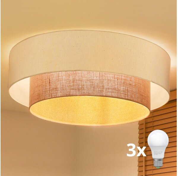 Brilagi - LED плафон BOHO стил 3xE27/15W/230V Ø 80 cm