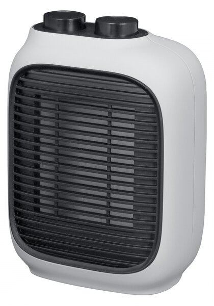 Вентилаторна печка ELITE EFH-1382, 1500W, 15 м2, Защита от прегряване, Регулируем термостат, Сгъваеми крачета, Бял/черен