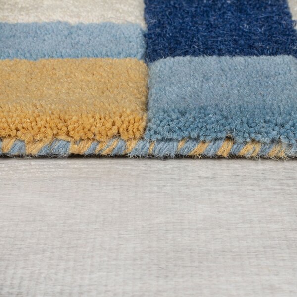 Килим Lois Scallop Kai Kai Wool Blue 60X230 cm, Flair Rugs