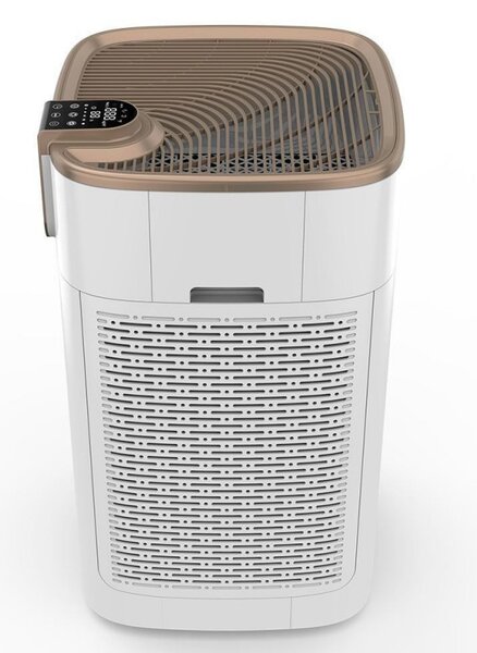 Пречиствател за въздух Oberon 800 WiFi, 3 степени, 3 режима, До 96 м2, 85W, Таймер, Детски контрол, Бял