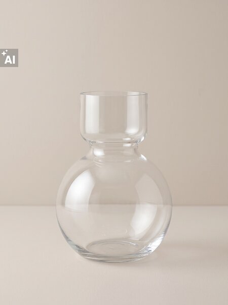 Sinsay - Стъклена ваза - clear