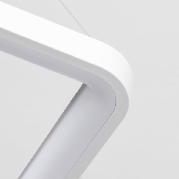 Brilagi - LED полилей с възможност за димиране на кабел FALCON SLIM LED/50W/230V 50x50 cm бял + дистанционно управление