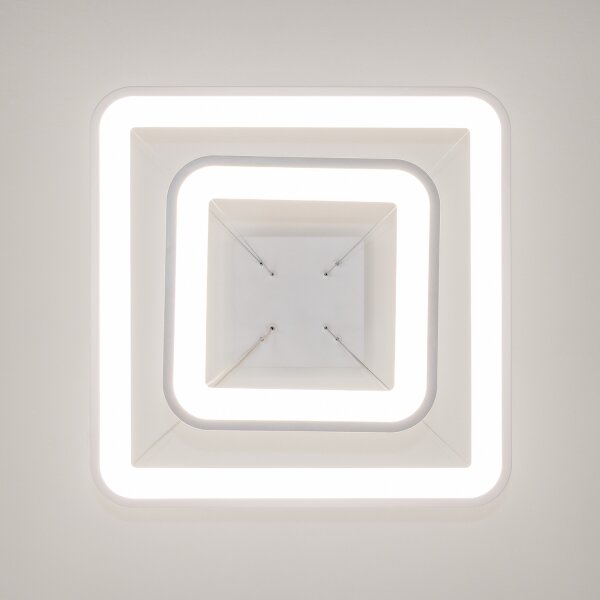 Brilagi - LED с димер полилей на кабел FALCON SLIM LED/78W/230V 50x50 cm бял + с дистанционно управление