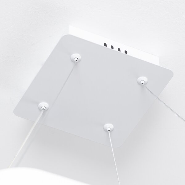 Brilagi - LED полилей с възможност за димиране на кабел FALCON SLIM LED/50W/230V 50x50 cm бял + дистанционно управление