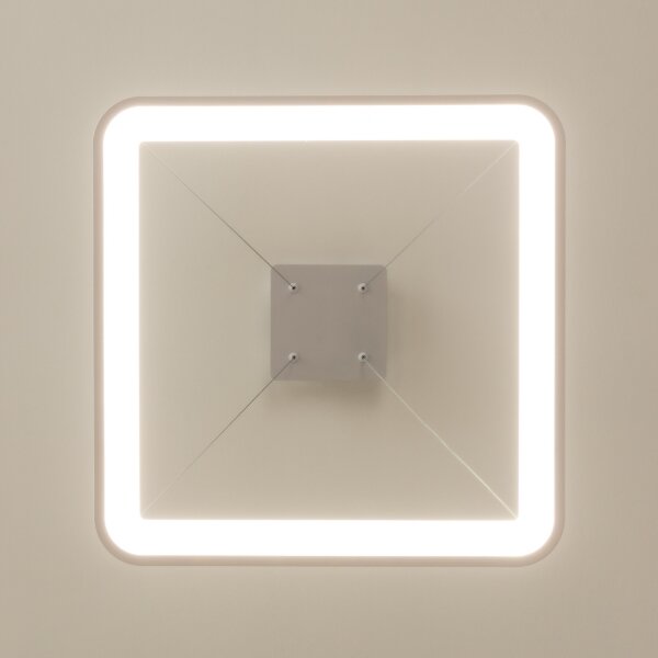 Brilagi - LED полилей с възможност за димиране на кабел FALCON SLIM LED/50W/230V 50x50 cm бял + дистанционно управление