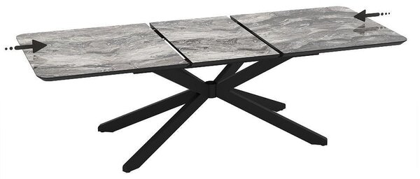 Трапезна маса Crystal Luxe - 180 - 240 х 100 х 76 cm
