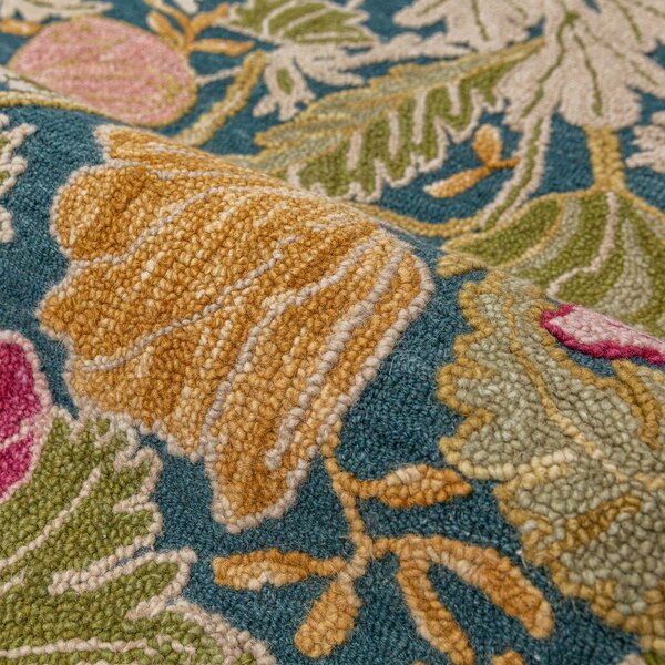 Ръчно изработен вълнен килим 120x170 cm Daphne Shaped Floral – Flair Rugs