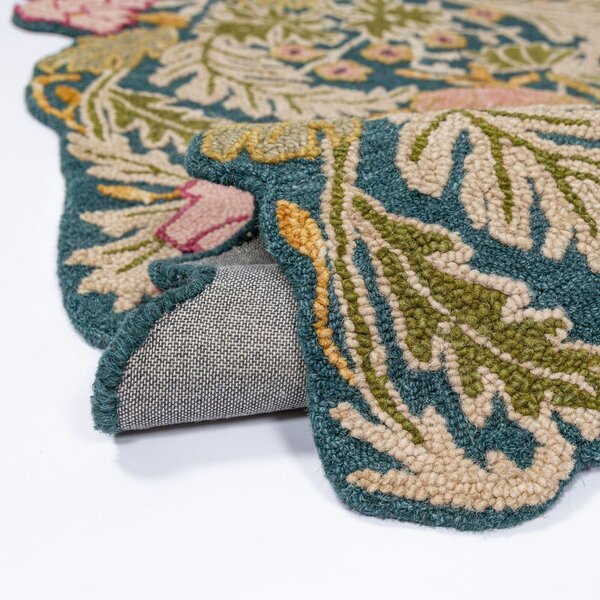 Ръчно изработен вълнен килим 120x170 cm Daphne Shaped Floral – Flair Rugs