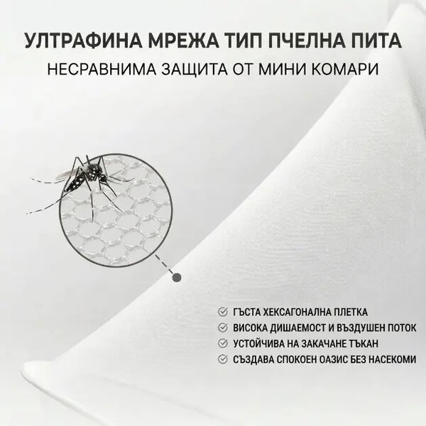 Itchybarrier™ сгъваема бебешка мрежа против комари