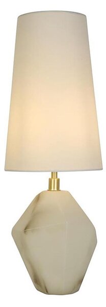 Searchlight EU88250WH - Настолна лампа APEX 1xE27/60W/230V бяла/сива